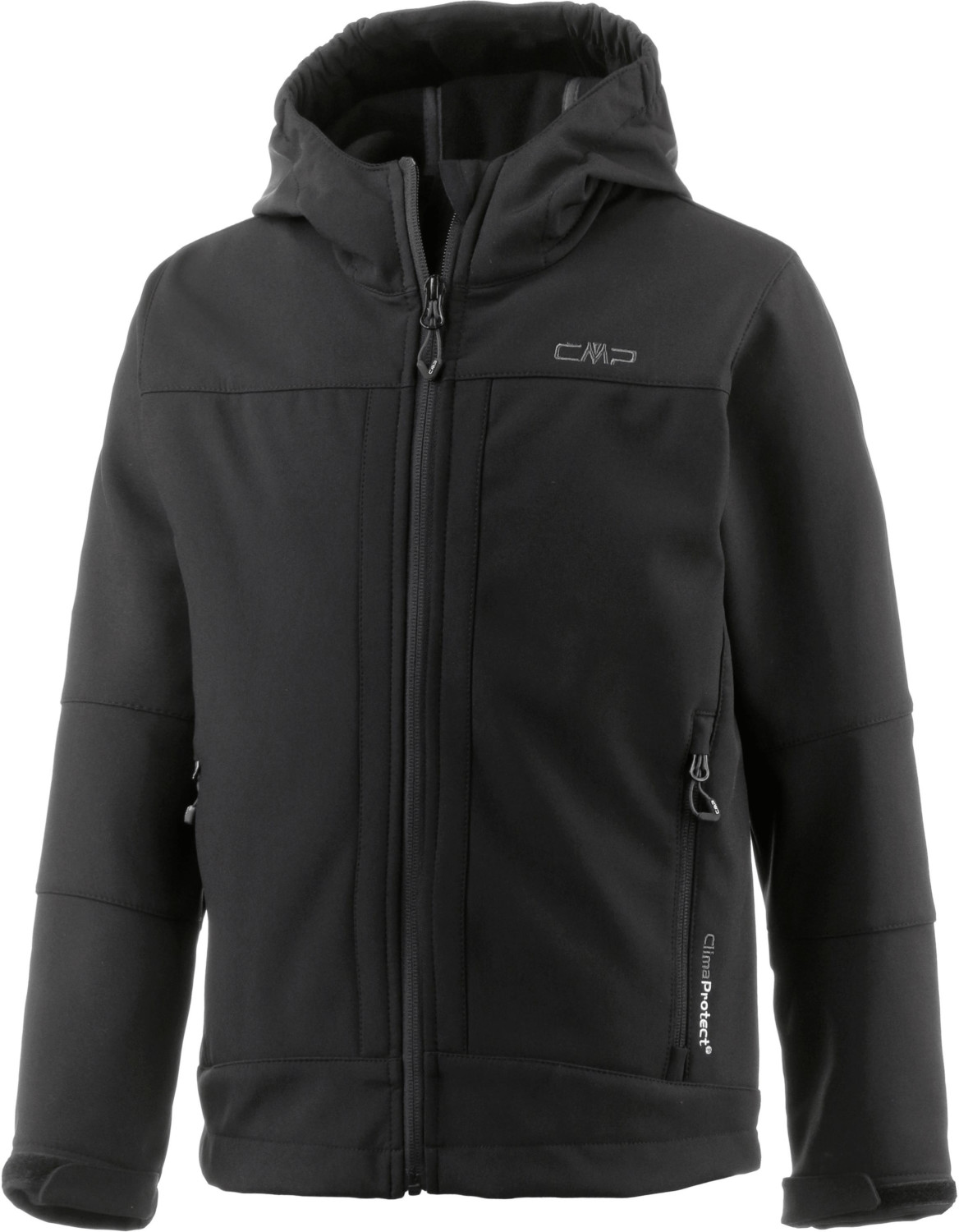 CMP Boys Softshelljacket Fix Hood (3A00094-U901) Nero