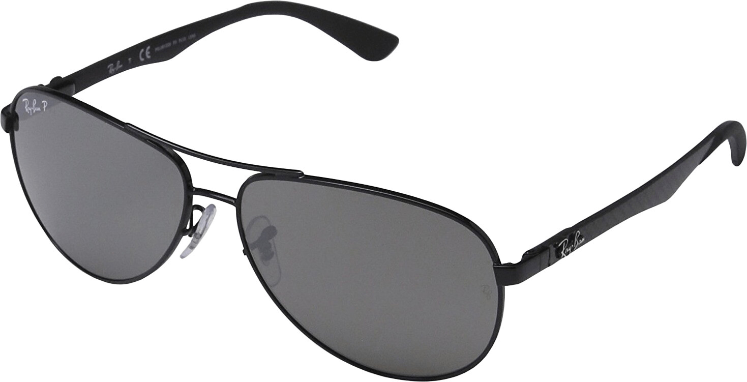 Ray-Ban Carbon Fibre RB8313 002/K7 shiny black / grey mirror black polar ab  161,20 € | Preisvergleich bei idealo.de