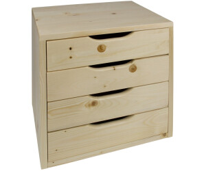 Dema Holz-Schubladenbox (4 Schubladen) ab 47,49 € (Oktober 2026)
