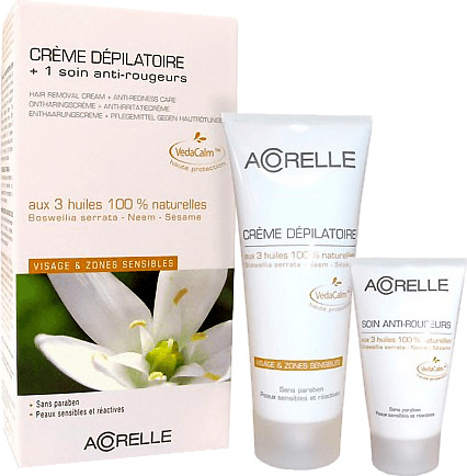 Acorelle Crème dépilatoire visage & zones sensibles (75 ml)
