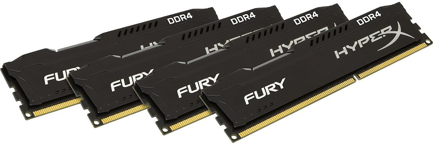 HyperX Fury 16Go Kit DDR4-2666 CL15 (HX426C15FBK4/16)
