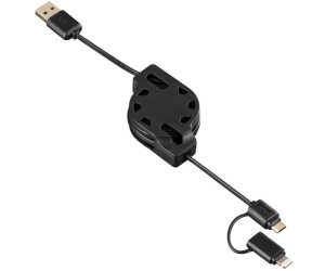USB 2in1 Micro/Lightning Daten und Ladekabel 120 cm - B-Ware