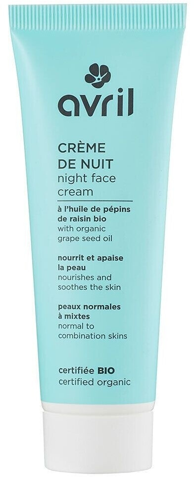 Avril La Crème de Nuit Peaux normales et mixtes (50 ml)