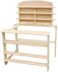 Goki Épicerie en bois massif