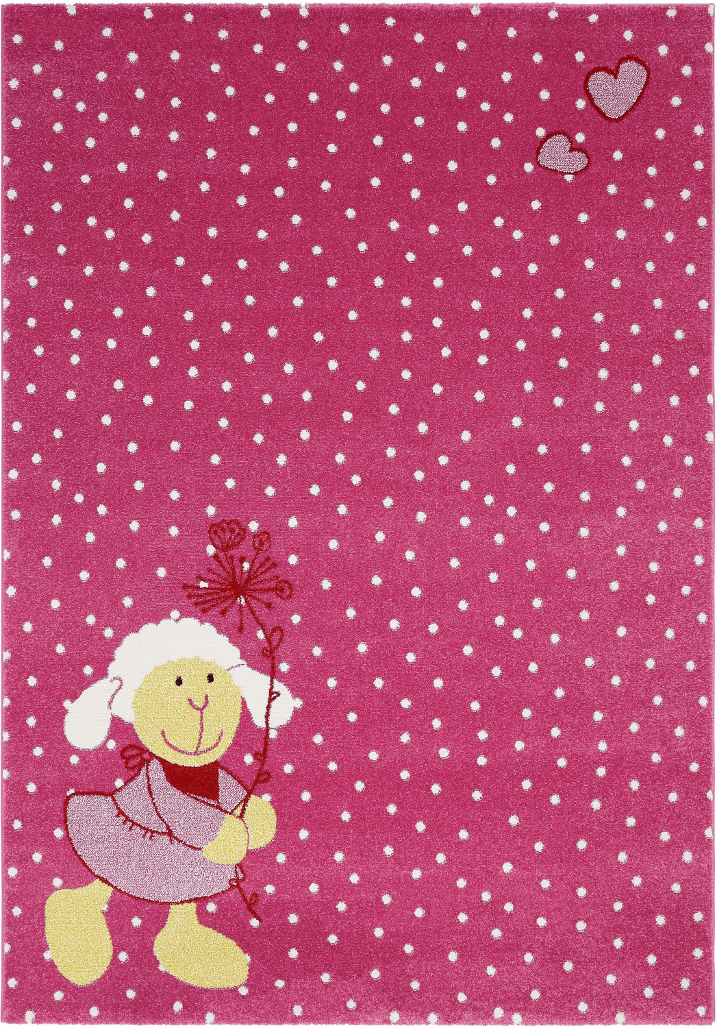 Sigikid Tapis pour enfant Schnuggi rose (160 x 225 cm)