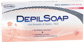 Depilsoap Depilatory Stripes for Sensitive Skin (20 pieces)