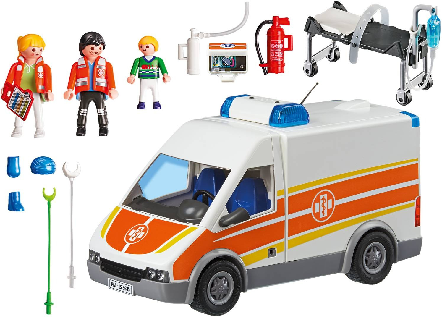 Playmobil - Krankenwagen mit Licht und Sound (6685) ab 75,28 € (August 2023 Preise) | Preisvergleich bei idealo.de