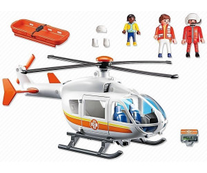 playmobil helicoptere ambulance