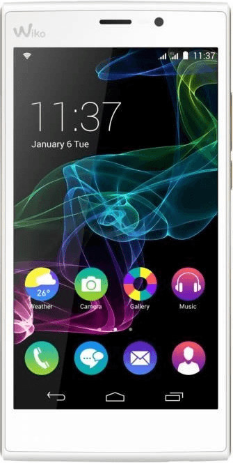 Wiko Ridge Fab 4G blanc/or