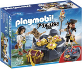 SOLDES 2024 : Playmobil Pirates 6162 Capitaine pirate avec canon vert pas  cher