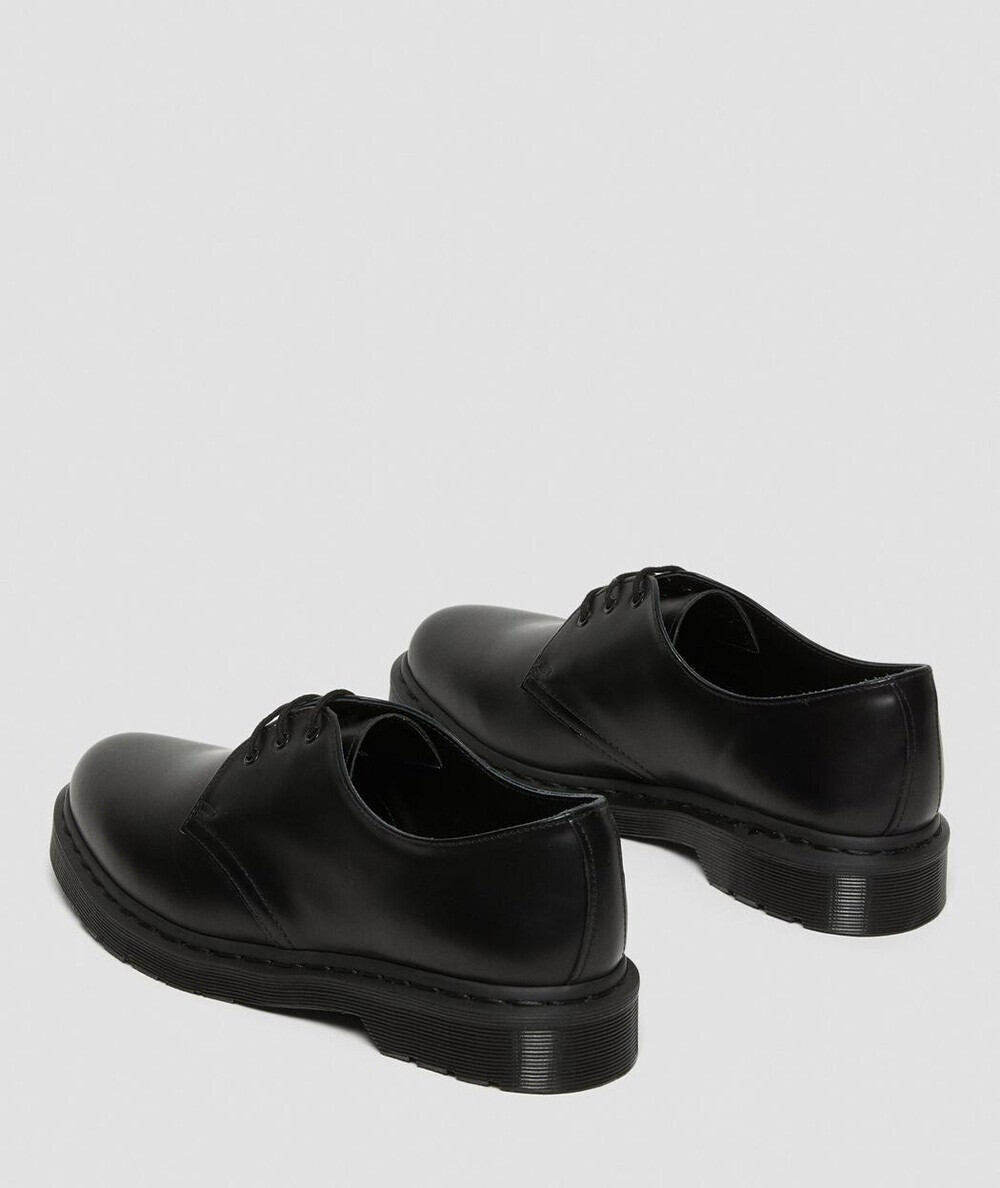 dr martens black mono smooth