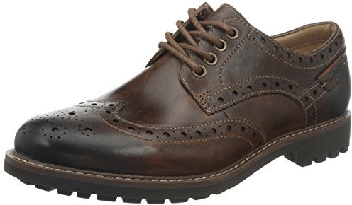 clarks montacute wing dark tan