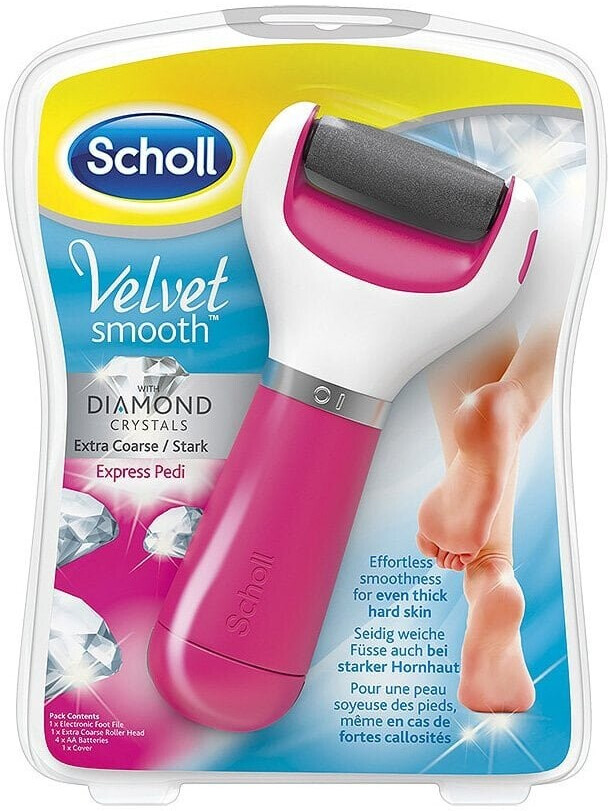 Scholl Râpe électrique Velvet Smooth Express Pedi - rose