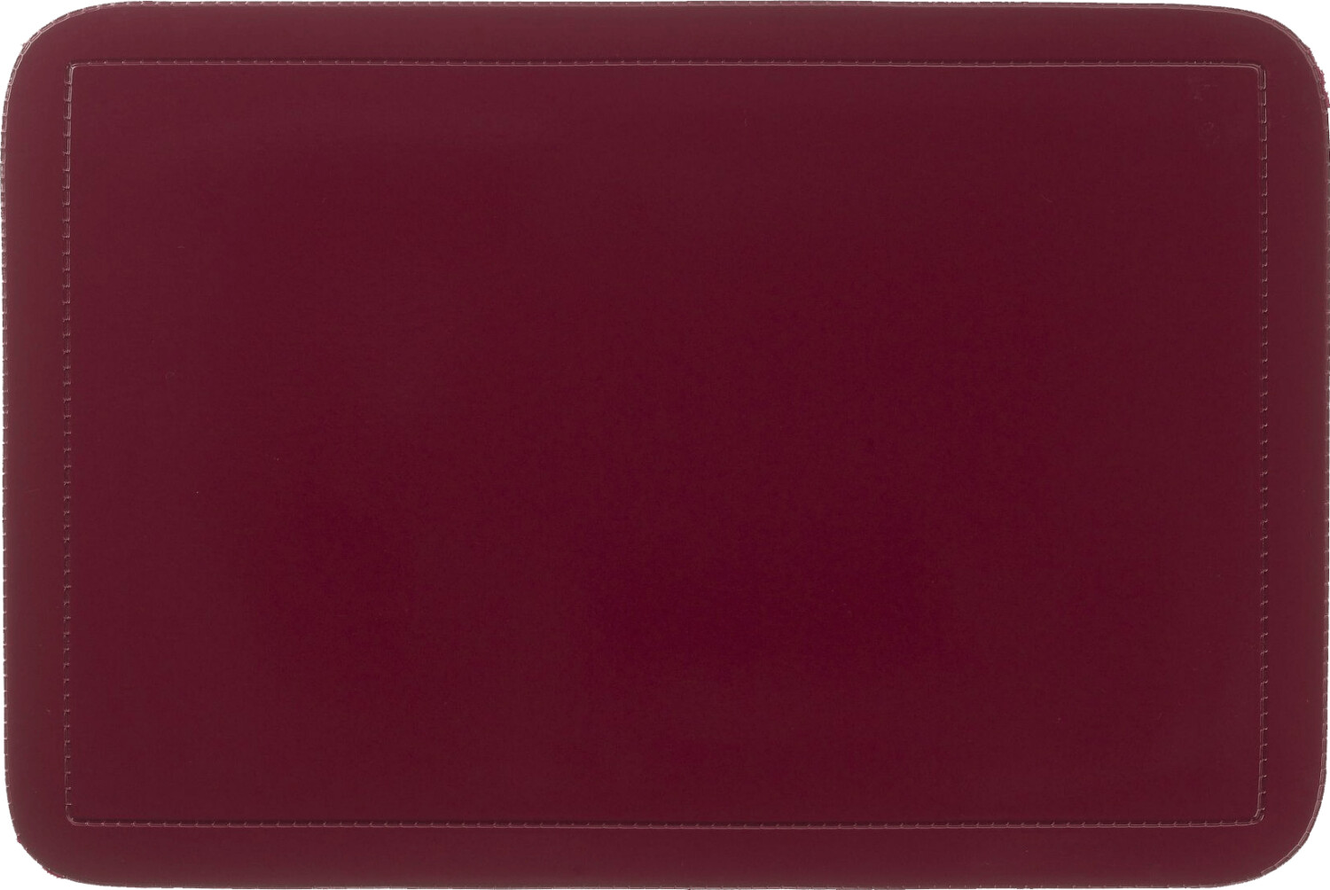Kela Set de table uni 43,5 x 28,5 cm (rouge)