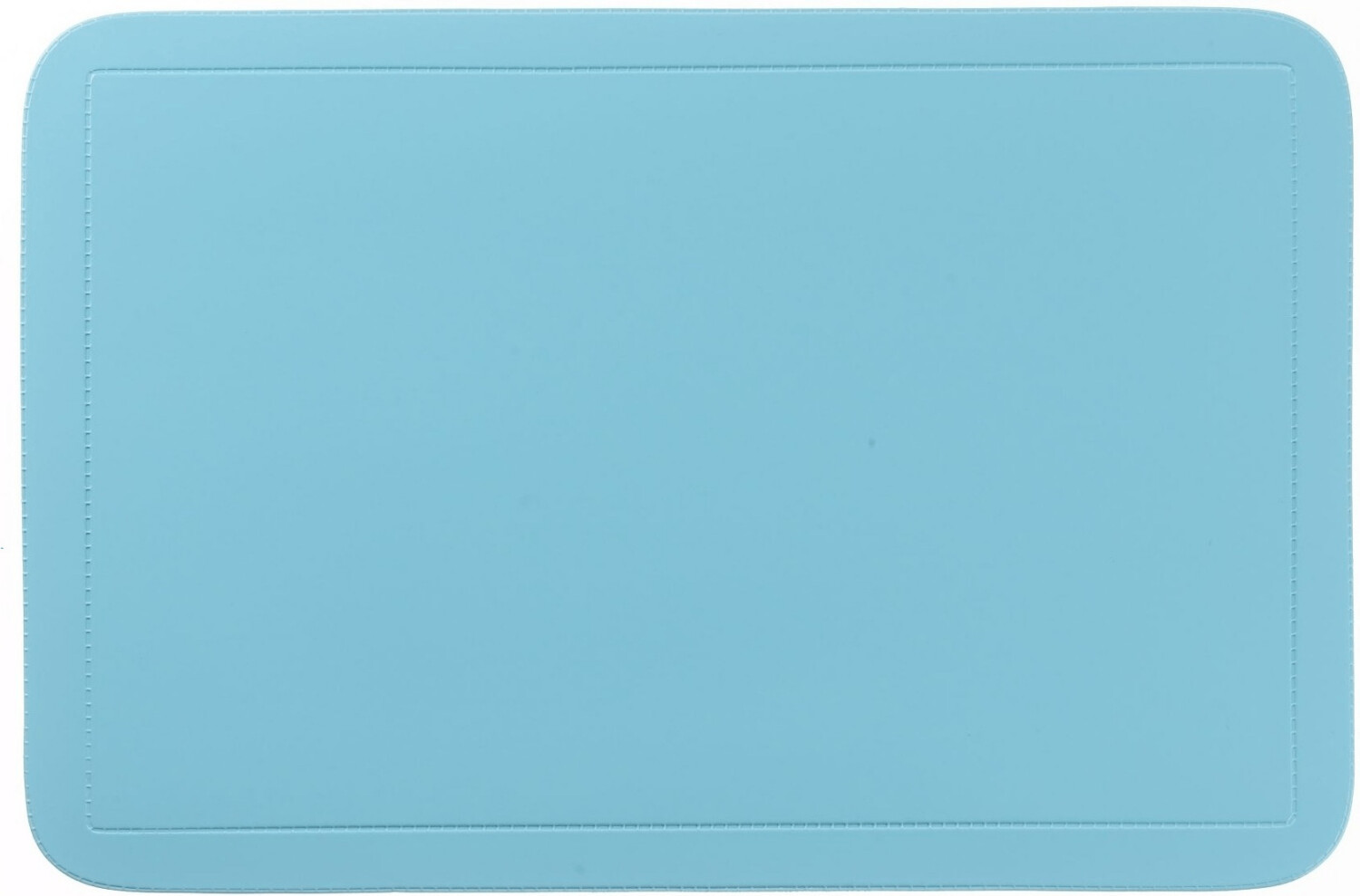 Kela Set de table uni 43,5 x 28,5 cm (bleu)