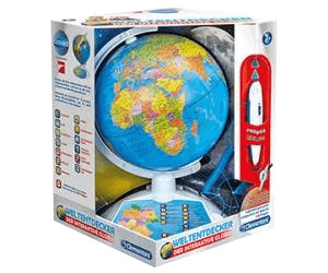 Globe terrestre interactif clementoni 35 x 40 x 29 cm - Conforama