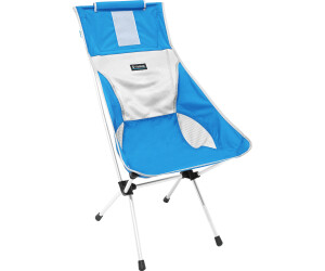 Helinox Sunset Chair - Chaise Camping Dossier Haut - Légère Et Pliable - Noire - Porte Jusqu'à 145 Kg