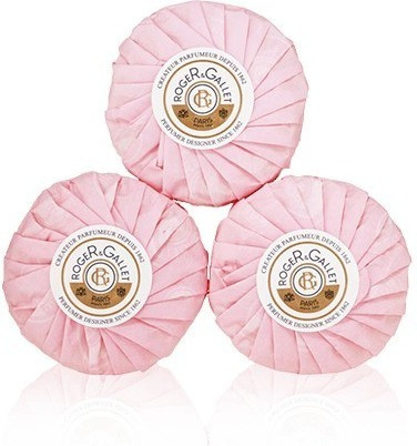 R&G Coffret 3 savons parfumés Rose (3 x 100 g)