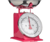 Premier Housewares Balance de cuisine mécanique Bol inox Rouge 3 kg 