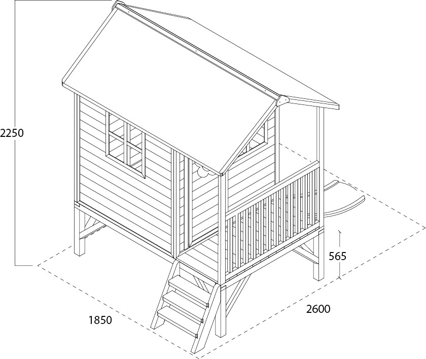 Exit Toys Loft 300 natur