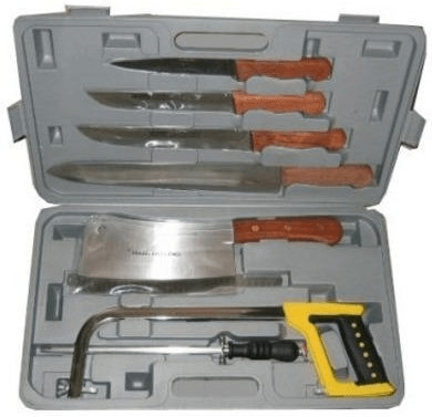 Pradel Excellence Valise de couteaux chasseur grand gibier (K31128)