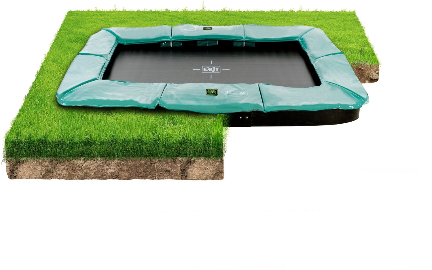 Exit Trampoline Supreme 214 x 366 cm Ground Level