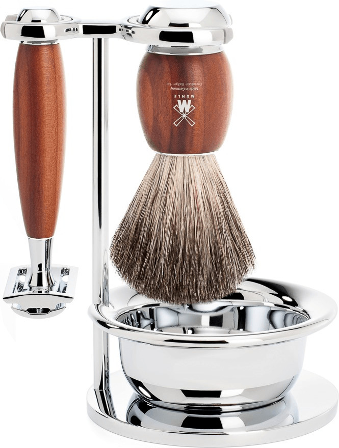 Mühle Vivo Shaving Set Safety Razor Plum Wood (S 81 H 331 SSR)