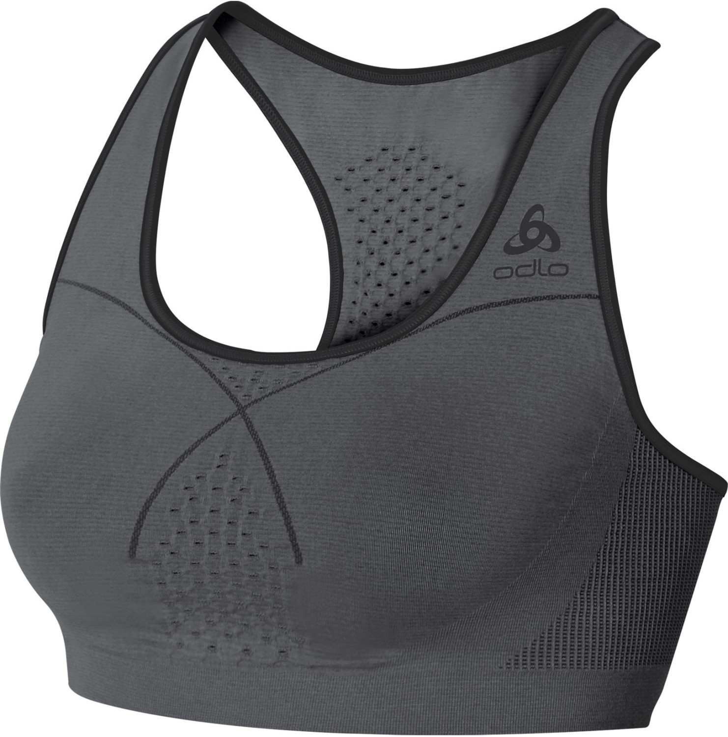 Odlo Medium Seamless Bra (170211) steel grey melange