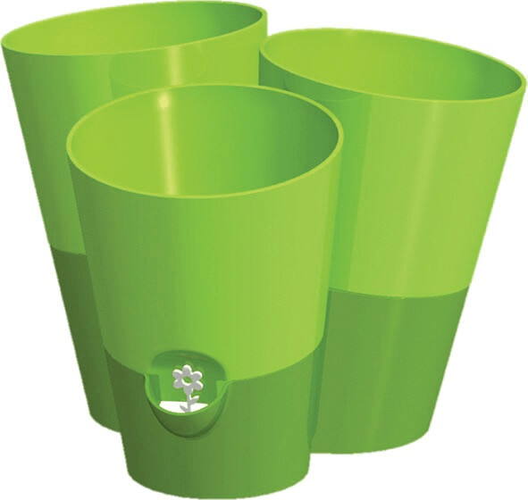 Emsa Fresh Herbs Trio pot herbes aromatiques 27x25x21cm vert