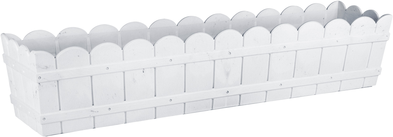 Emsa Country bac à fleurs 75x17x15cm blanc