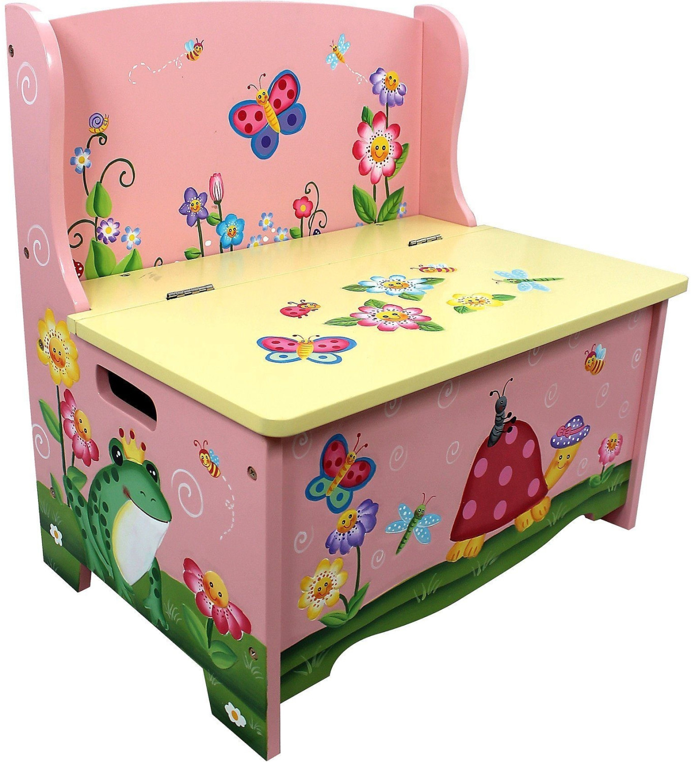 Teamson Banc de rangement Garden Magic