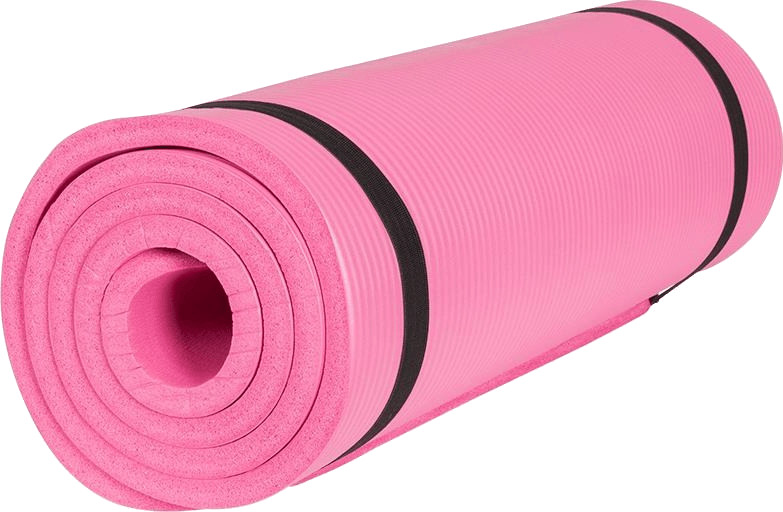 Gorilla Sports Yoga mat 190 x 60 x 1,5 cm pink