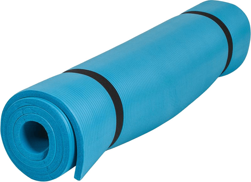 Gorilla Sports Tapis de yoga 190 x 60cm bleu