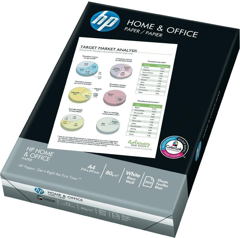 Papier HP Home & Office A4 80g - Ramette de 500 feuilles