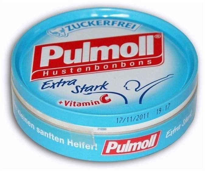 Pulmoll  Pulmoll – Bonbons, Dosenbonbons, Hustenbonbons