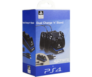 Double Chargeur USB 4gamers Noir pour manette PS4 - Accessoire pour manette  - Achat & prix