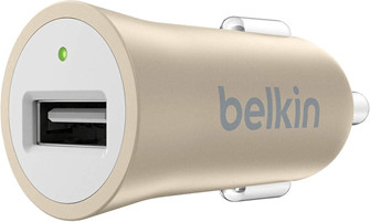 Belkin Chargeur voiture MIXIT or métallique
