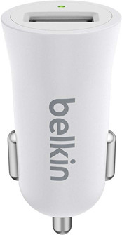 Belkin Chargeur voiture MIXIT blanc métallique