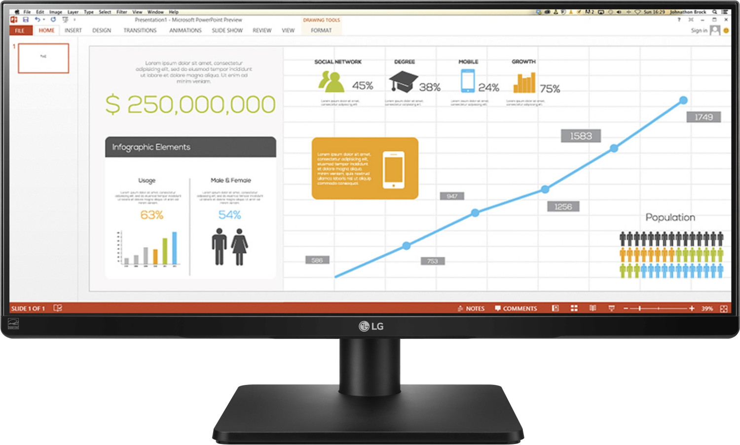 LG 34UB67-B