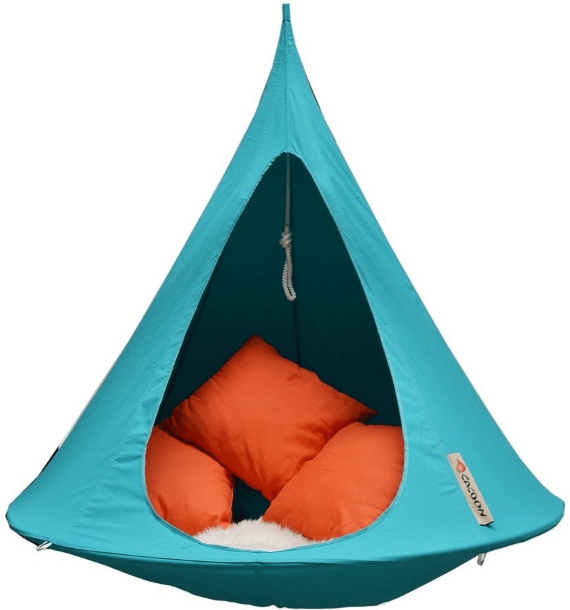 Promodefi Tente suspendue 2 places Cacoon bleu ciel