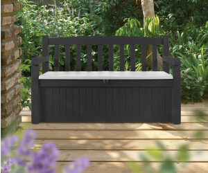 Keter Eden Gartenbank mit Truhe 2Sitzer anthrazit ab 143,07