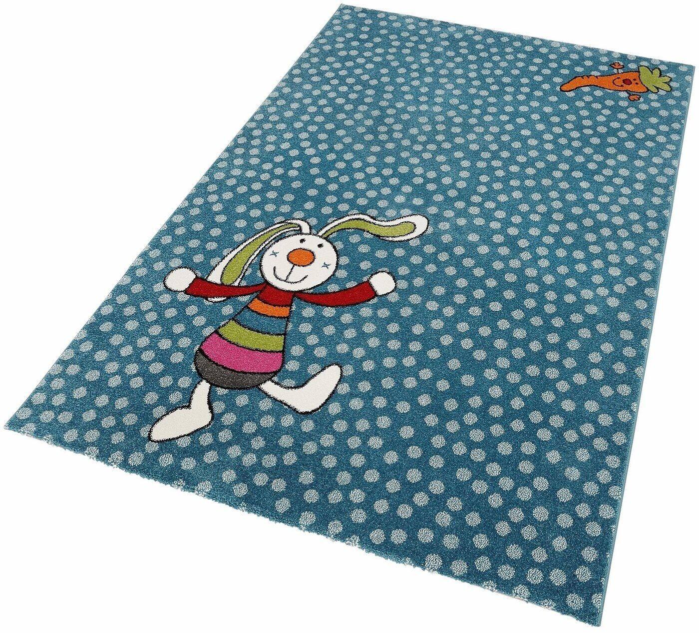 Sigikid Rainbow Rabbit 80 x 150 cm blue
