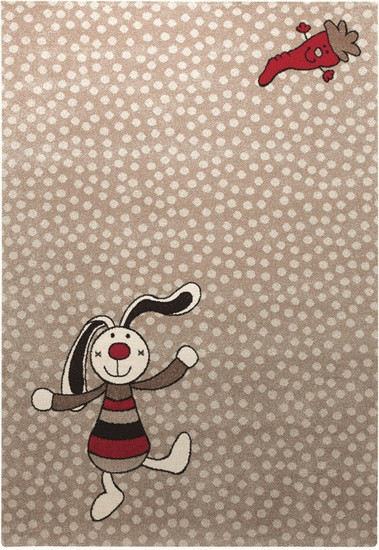 Sigikid Rainbow Rabbit 160 x 225 cm beige