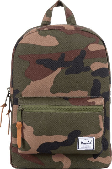 Herschel Settlement Kids Backpack woodland camo/army rubber back tab/tan