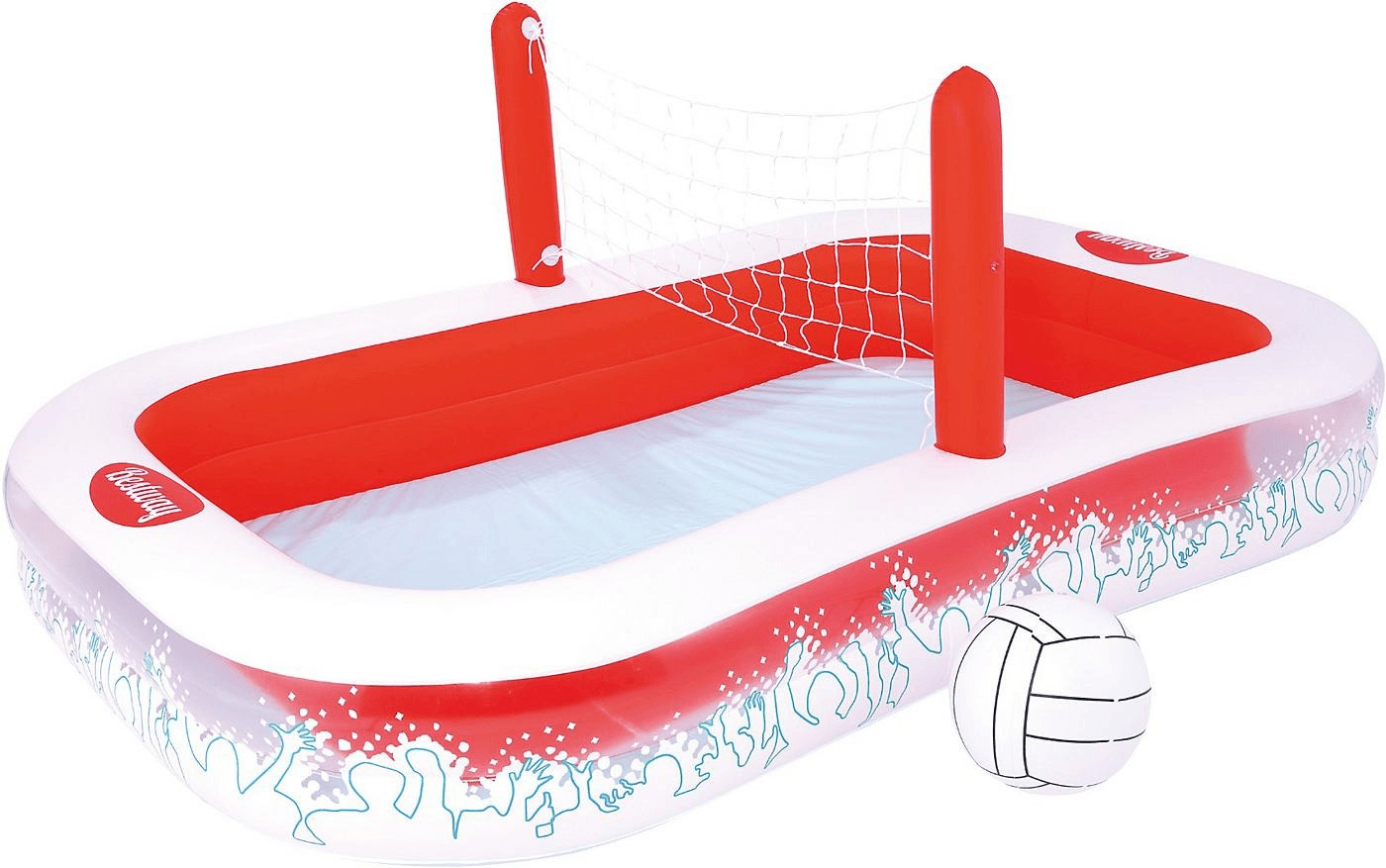 Bestway Piscine volleyball avec filet 254 x 168 x 97 cm (54125)