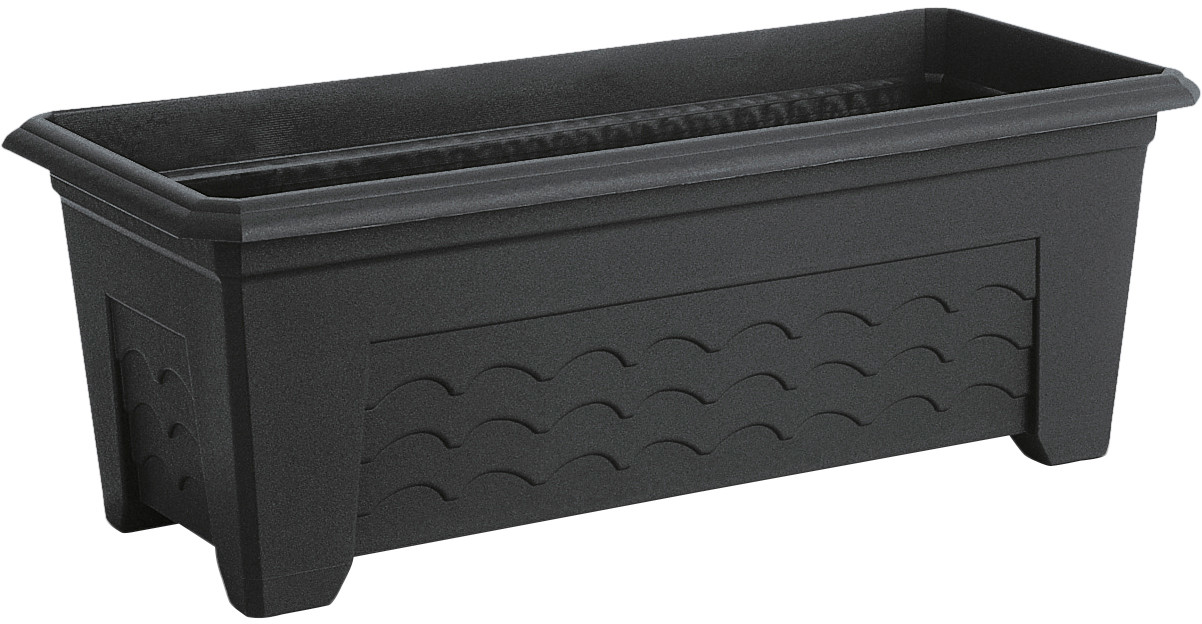 Emsa Terra Grande Bac à fleurs 60x30x27cm anthracite
