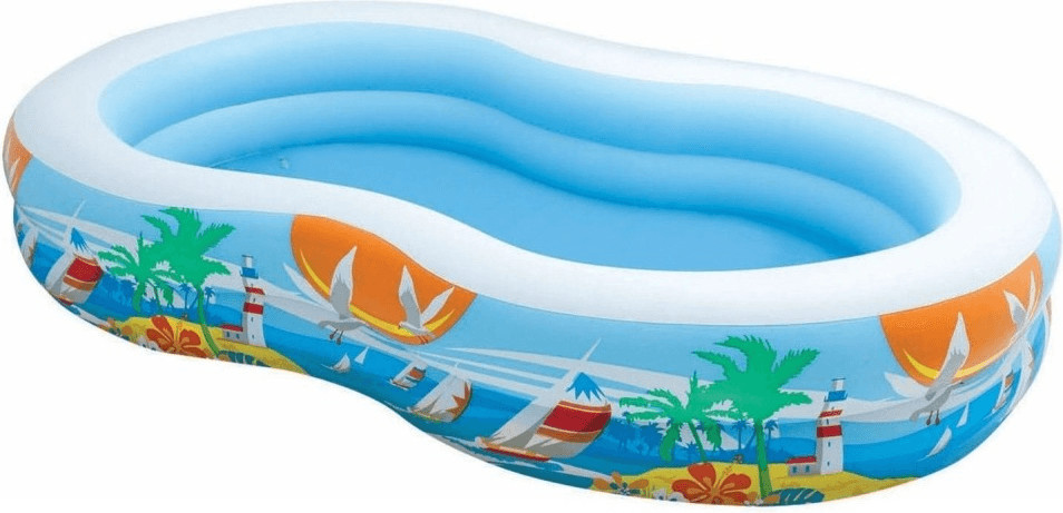 Bestway Pataugeoire poisson clown 262 x 157 x 46 cm (54118)
