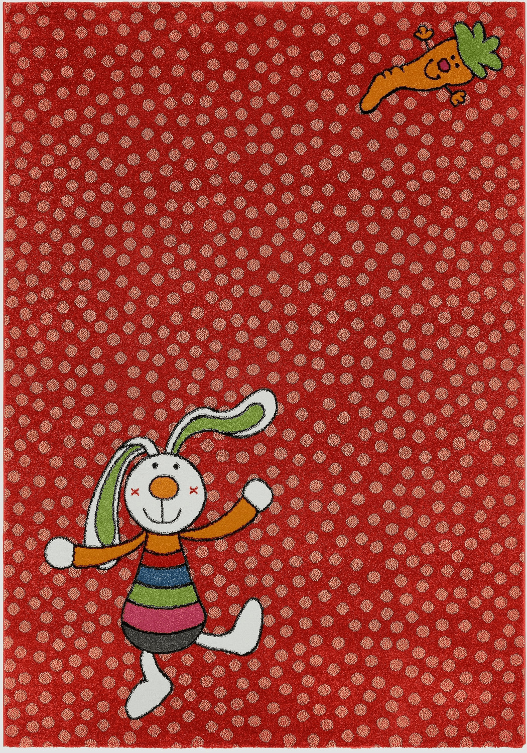 Sigikid Rainbow Rabbit 160 x 225 cm red