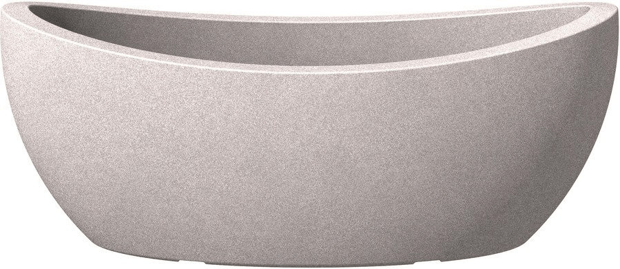 Scheurich 253 Wave Globe Jardiniere taupe-granite