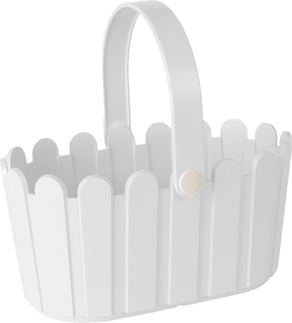 Emsa Landhaus panier 28x18cm blanc